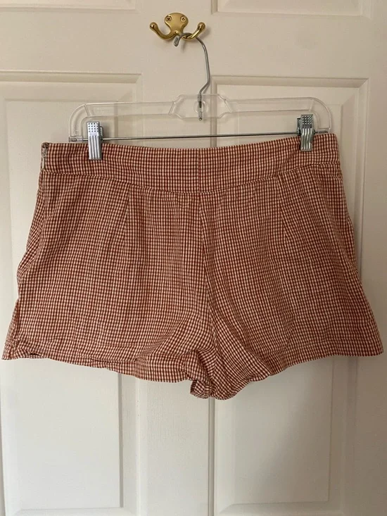 Free People Gingham Mini Skort - Picture 2 of 4